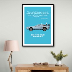 Back To the Future Standard Wall Art