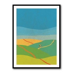 Evening Hill Climb Wall Art