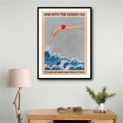 Diver Guy Wall Art