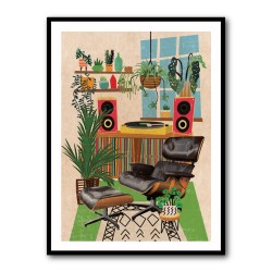 Playing Some Tunes Wall Art