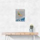 Just a Guy Who Loves To Swim (green) Wall Art