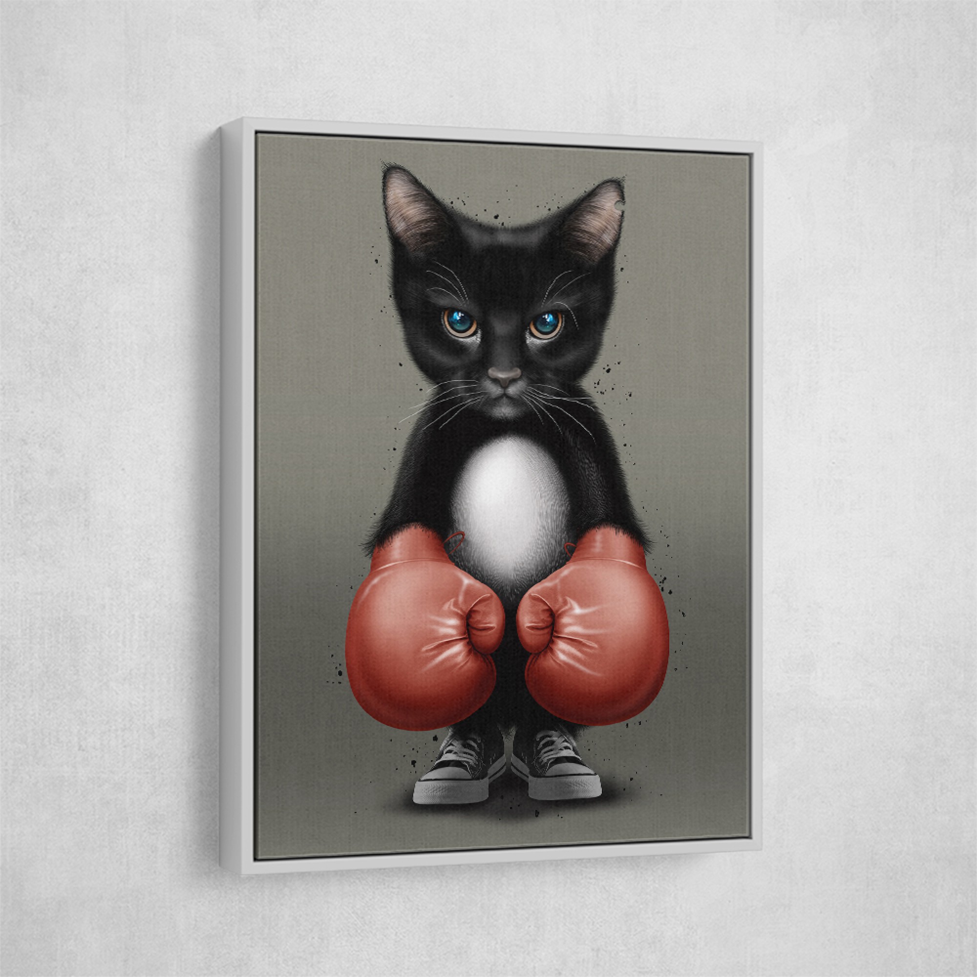 Kitty Boxer Wall Art