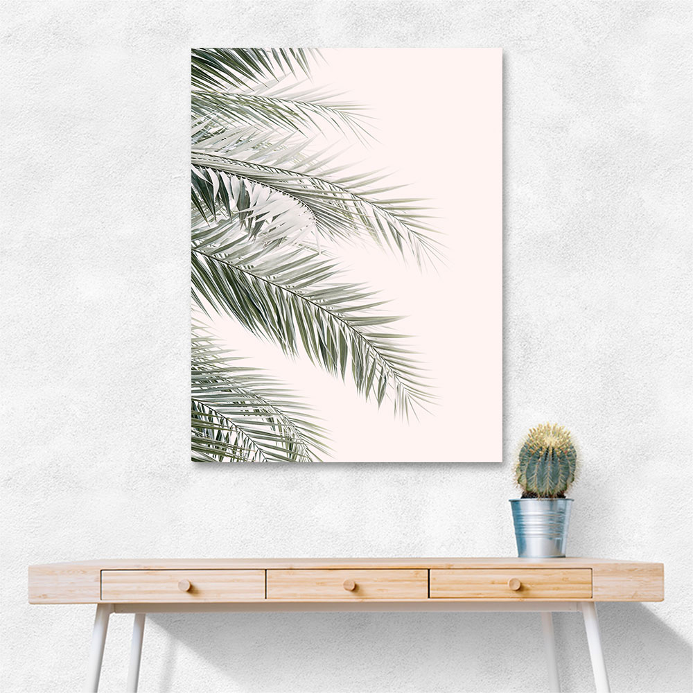 Blush Palm Leaves