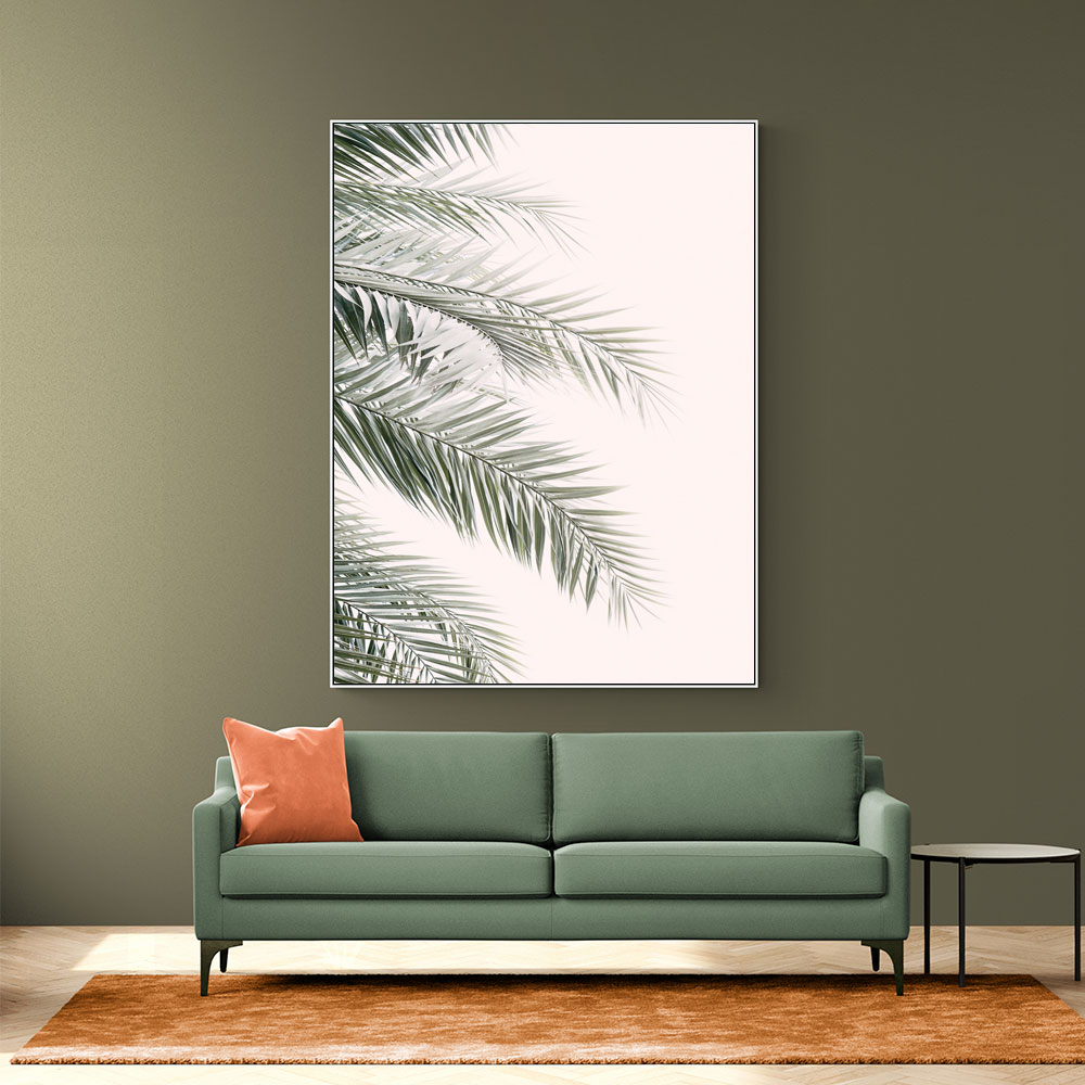 Blush Palm Leaves