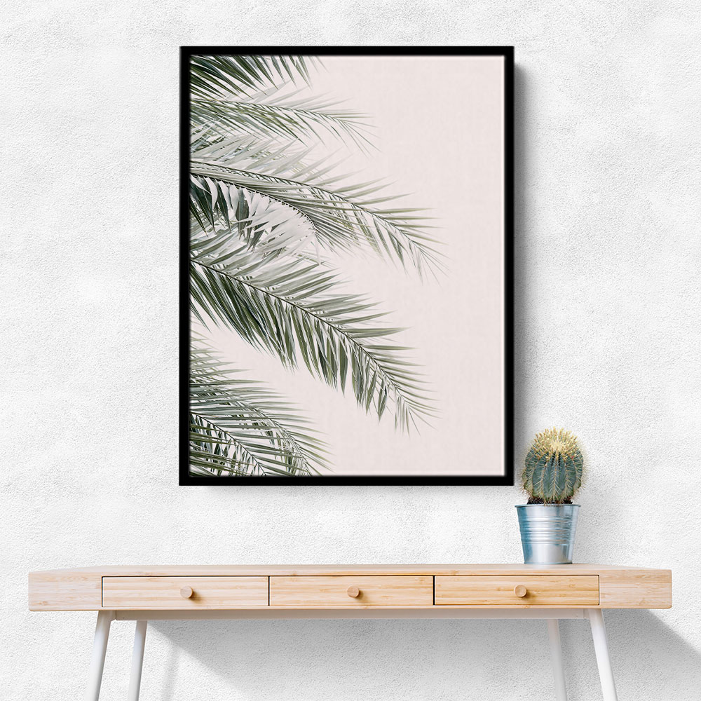 Blush Palm Leaves