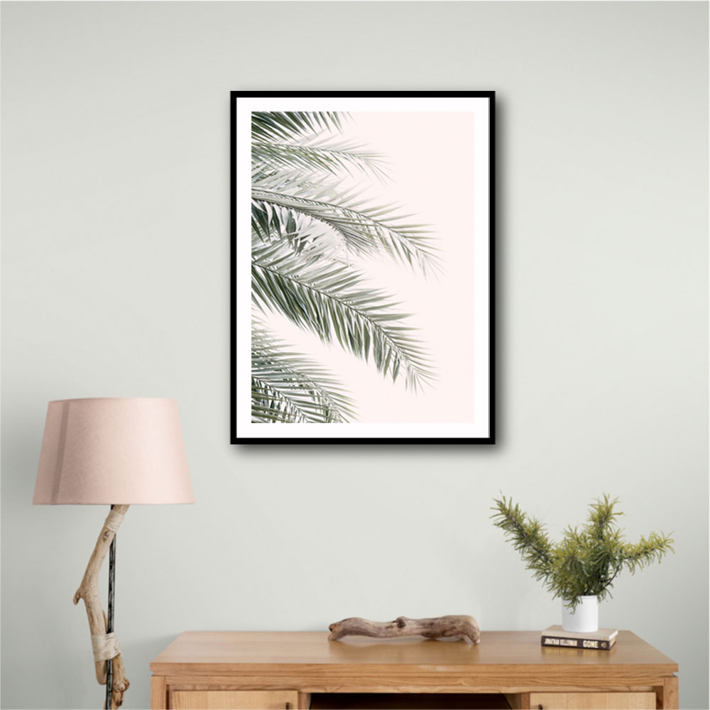 Blush Palm Leaves