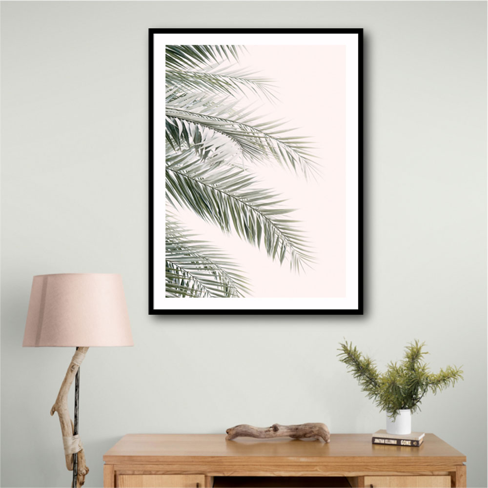 Blush Palm Leaves