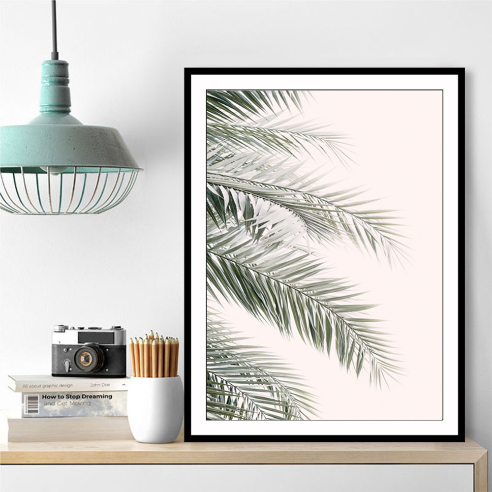 Blush Palm Leaves