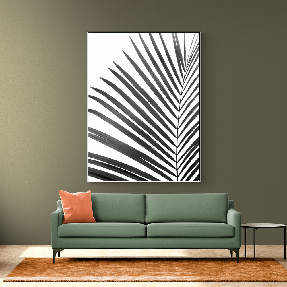 BW Palm Leaf