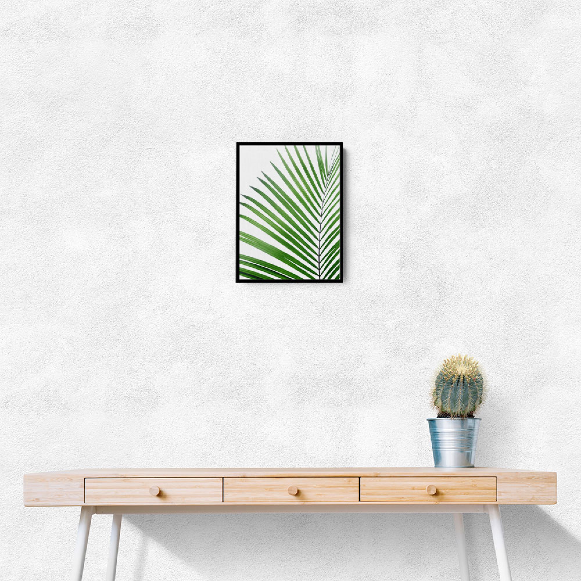 Green Palm Leaf Wall Art