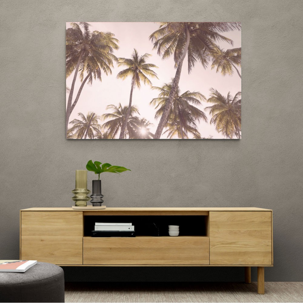 Blush Palm Trees