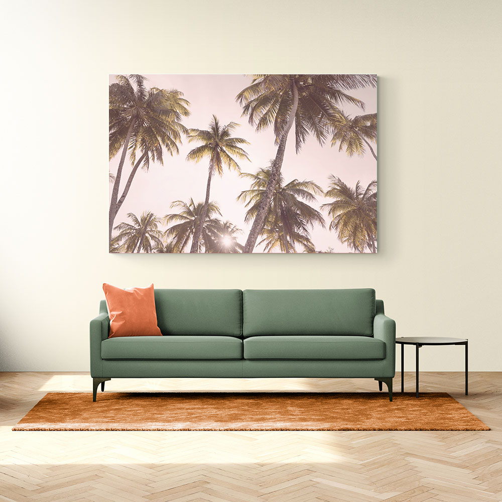 Blush Palm Trees