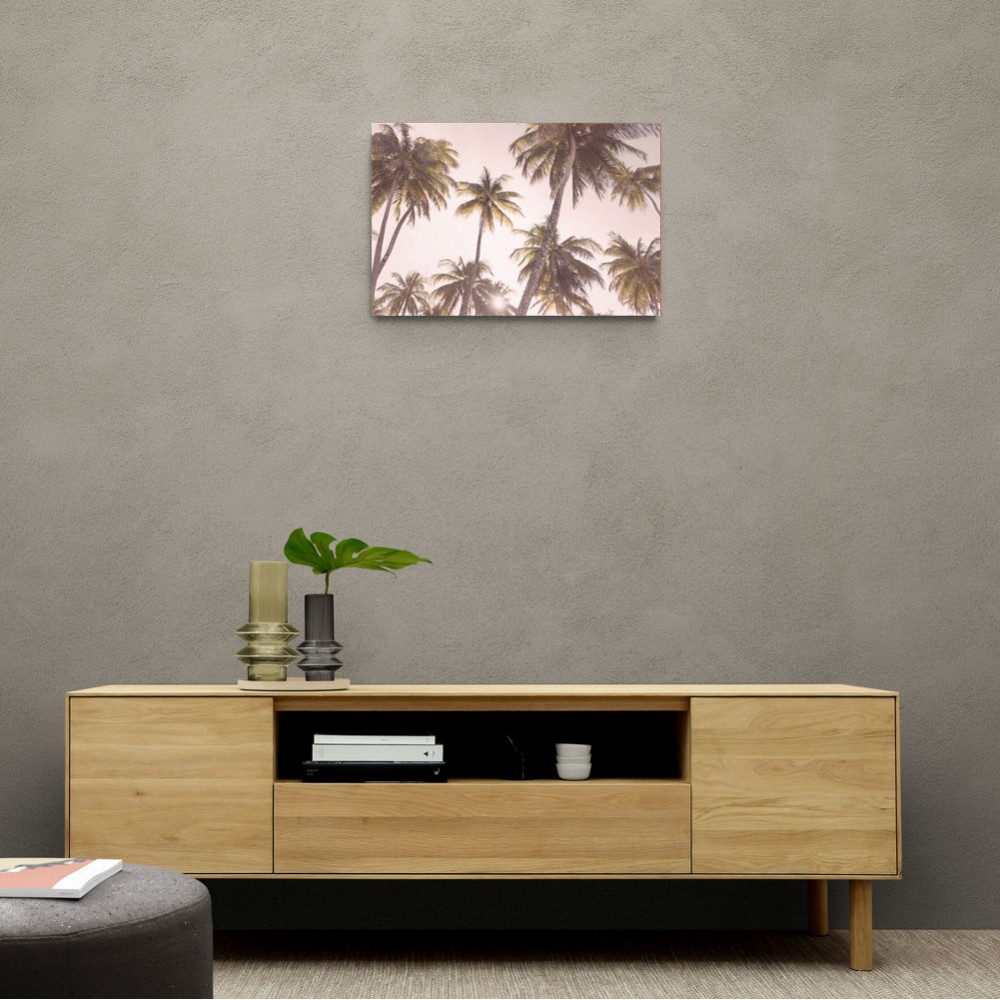 Blush Palm Trees