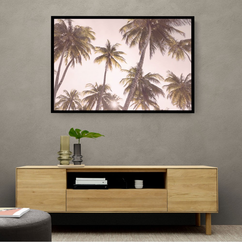 Blush Palm Trees