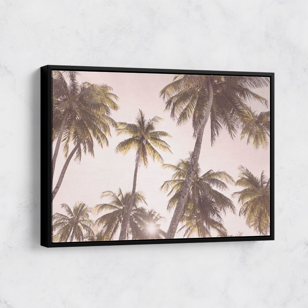 Blush Palm Trees