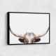 Peeking Longhorn Cow