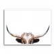 Peeking Longhorn Cow