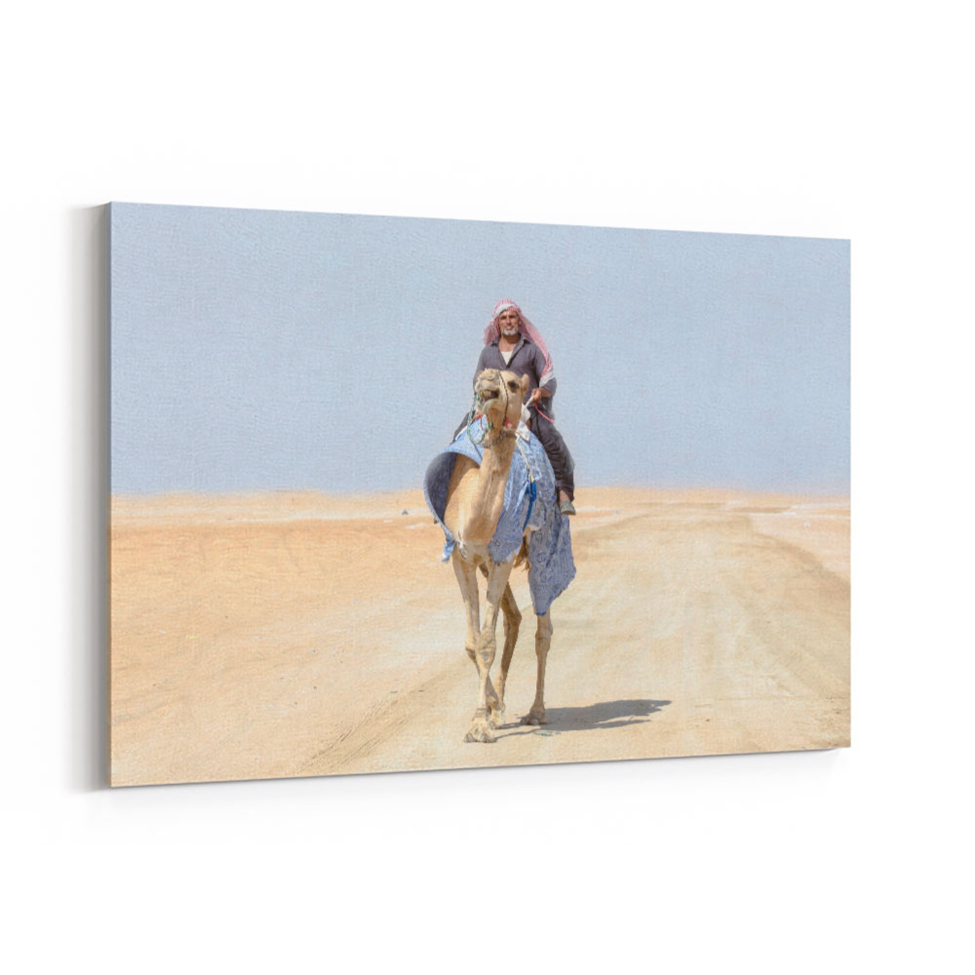 Blue Camel Rider Camel Rider Wall Art