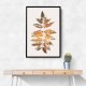 Oak Leaf Print Gold Oak Leaf Print Gold