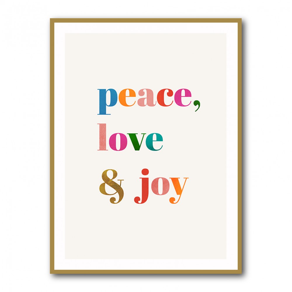 Peace, Love a Joy