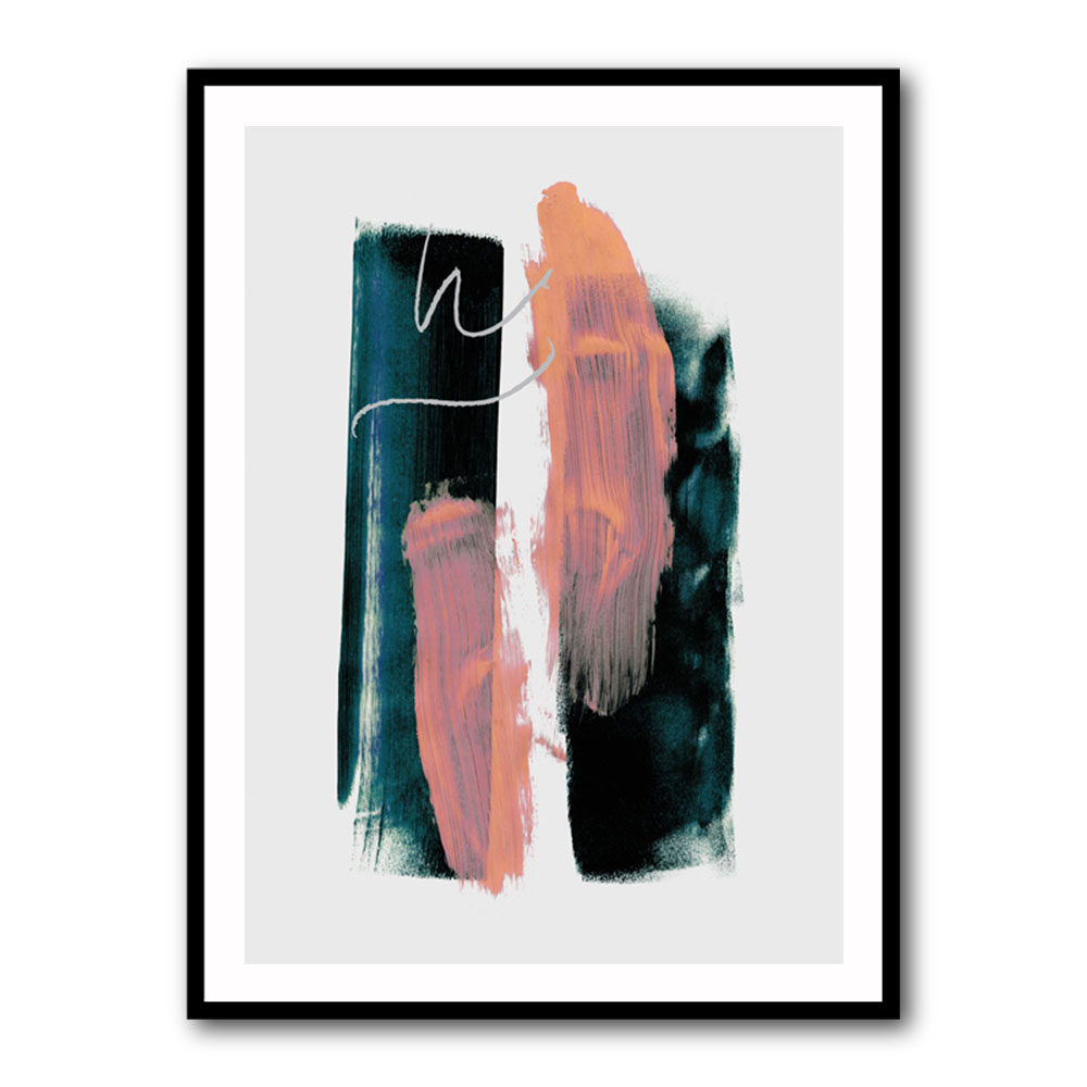Abstract Brush Strokes 3x A1