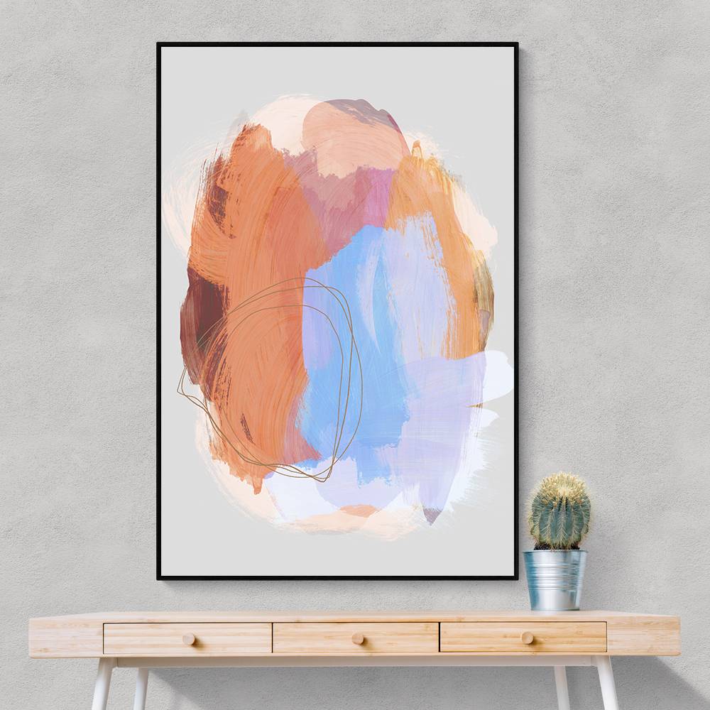 Abstract Brush Strokes 38Z Wall Art Abstract Brush Strokes 38Z Wall Art