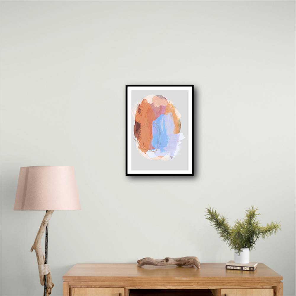 Abstract Brush Strokes 38Z Wall Art Abstract Brush Strokes 38Z Wall Art