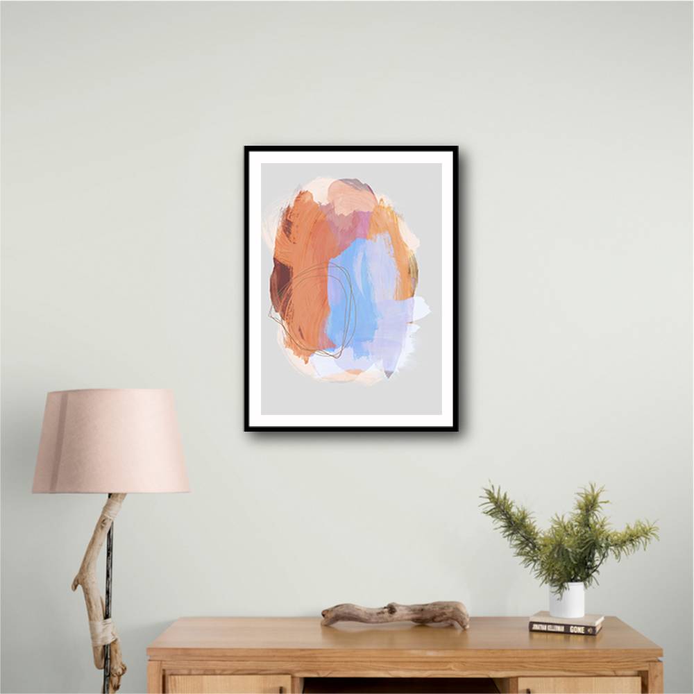 Abstract Brush Strokes 38Z Wall Art Abstract Brush Strokes 38Z Wall Art