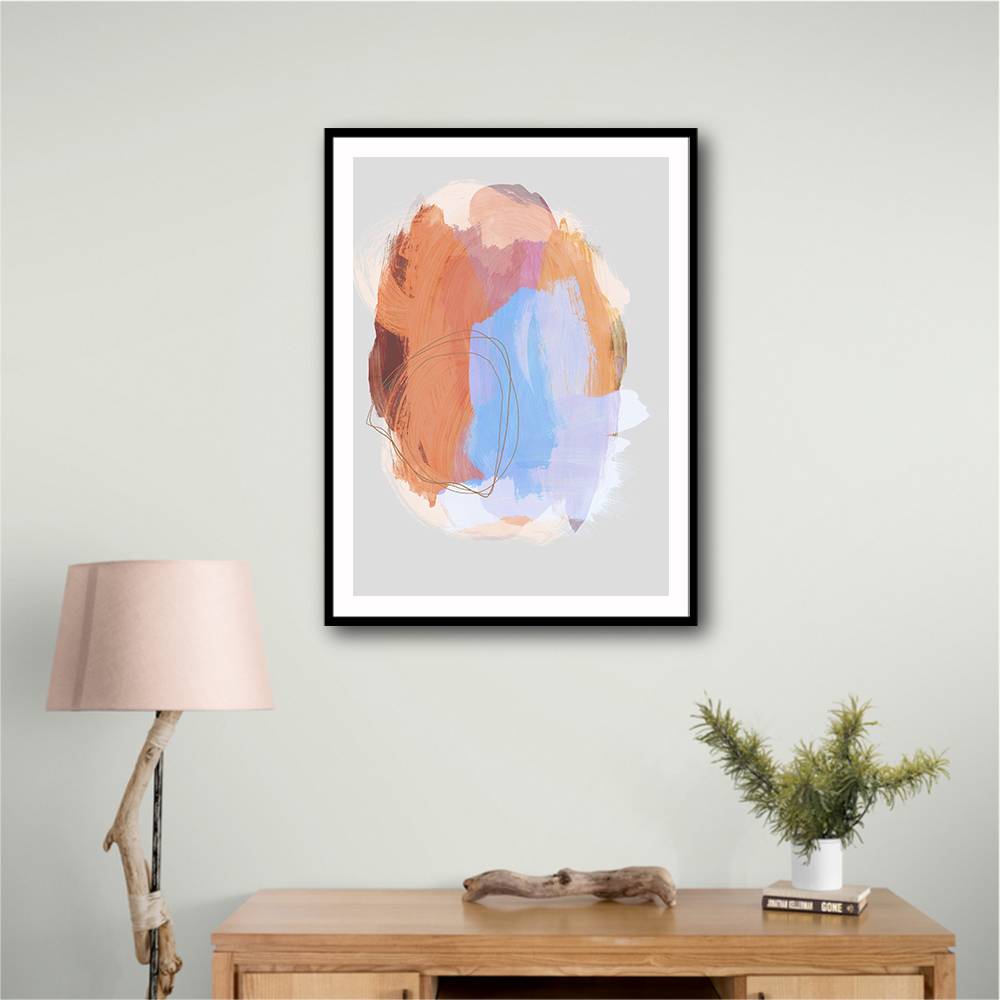Abstract Brush Strokes 38Z Wall Art Abstract Brush Strokes 38Z Wall Art