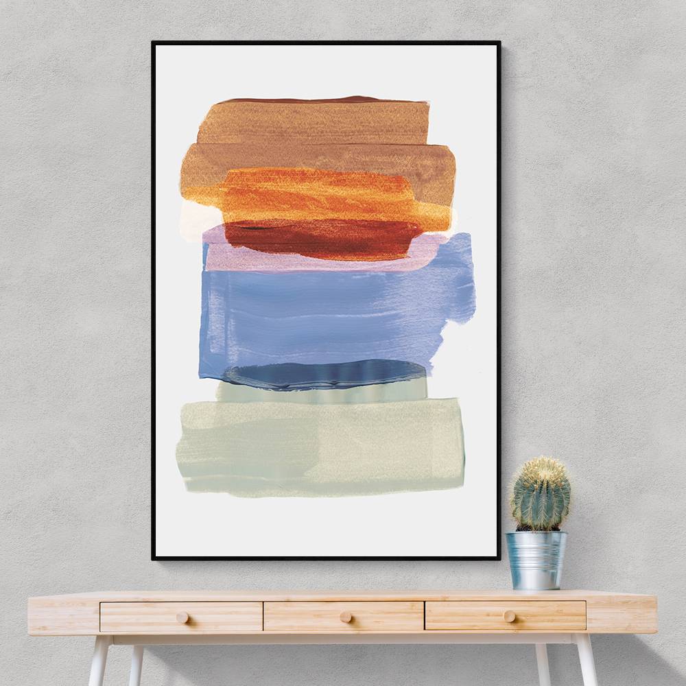 Abstract Brush Strokes 49 A1 Wall Art Abstract Brush Strokes 49 A1 Wall Art