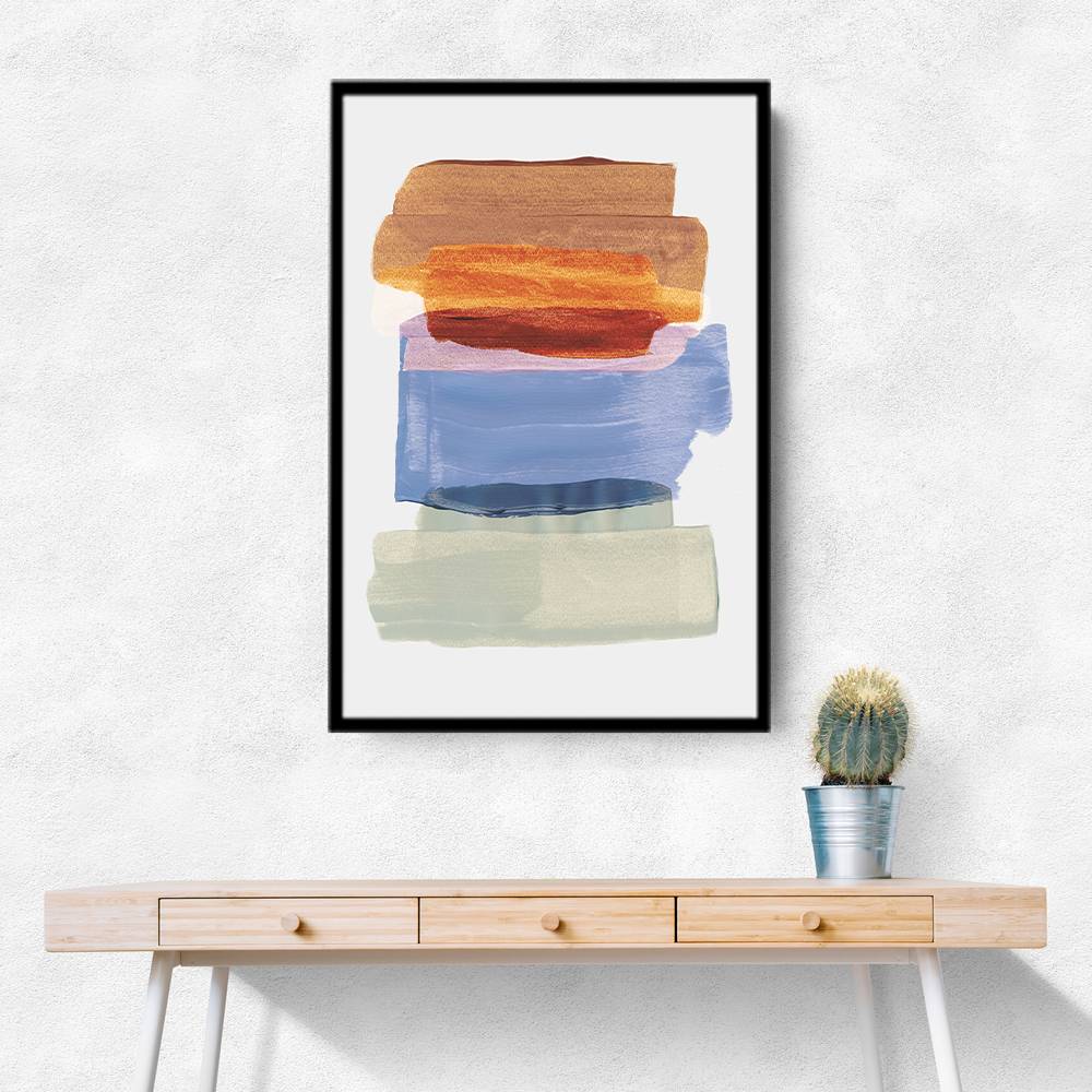 Abstract Brush Strokes 49 A1 Wall Art Abstract Brush Strokes 49 A1 Wall Art