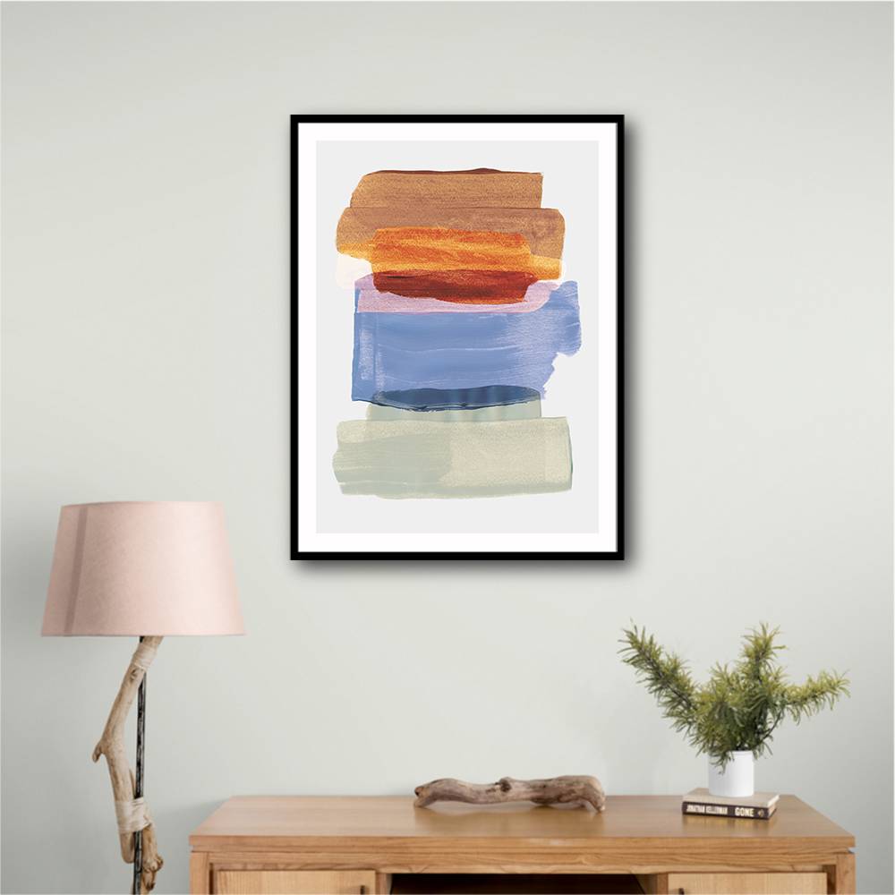 Abstract Brush Strokes 49 A1 Wall Art Abstract Brush Strokes 49 A1 Wall Art
