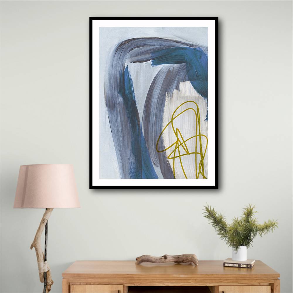 Abstract Brush Strokes 156X Wall Art