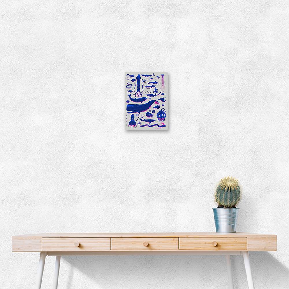 Creatures Of The Deep Wall Art Creatures Of The Deep Wall Art