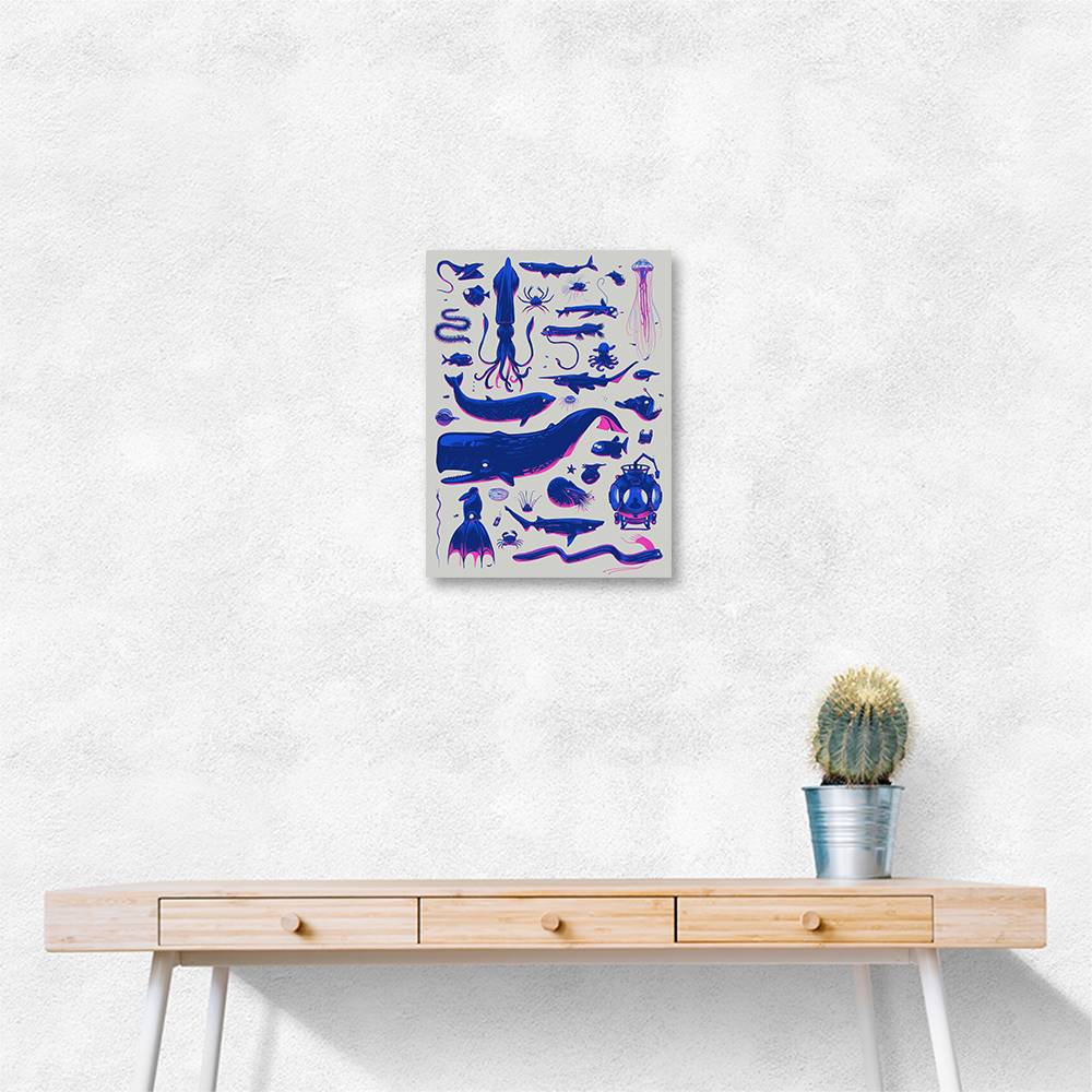 Creatures Of The Deep Wall Art Creatures Of The Deep Wall Art