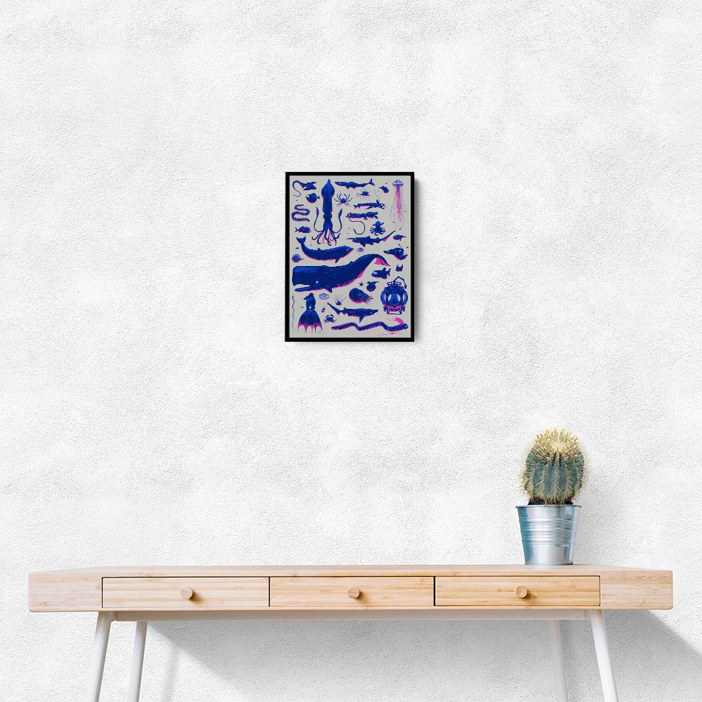Creatures Of The Deep Wall Art Creatures Of The Deep Wall Art