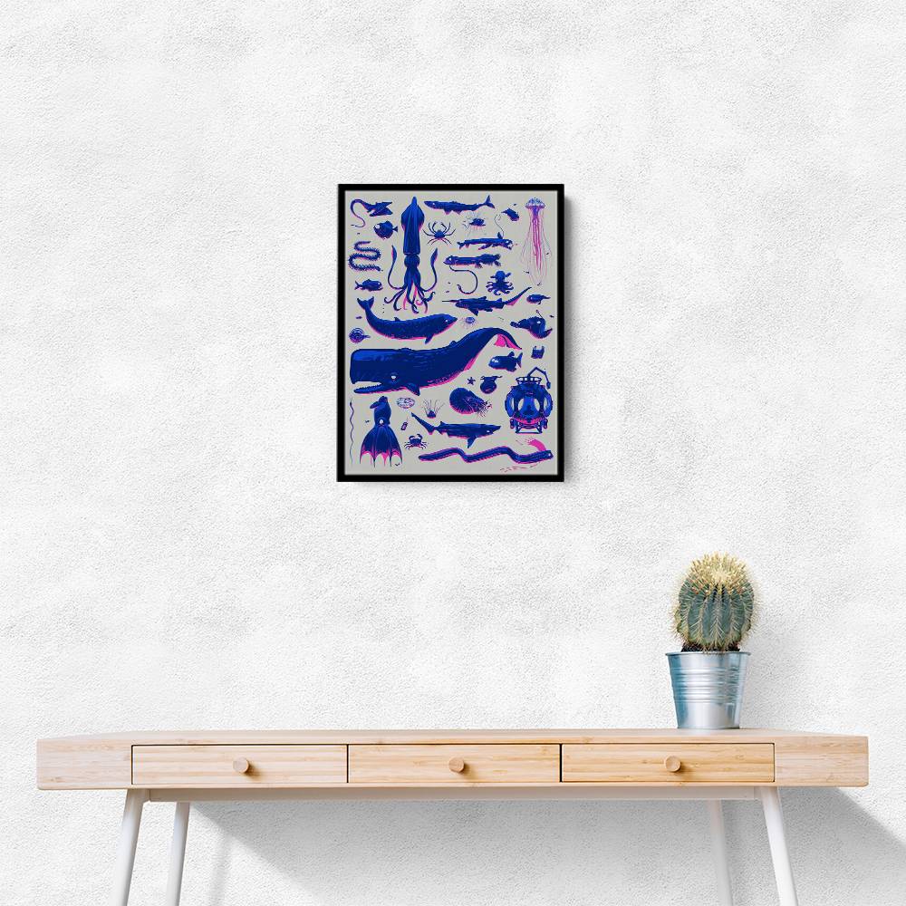 Creatures Of The Deep Wall Art Creatures Of The Deep Wall Art