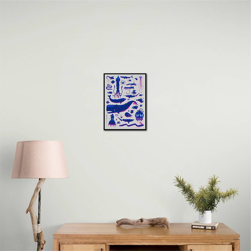 Creatures Of The Deep Wall Art Creatures Of The Deep Wall Art
