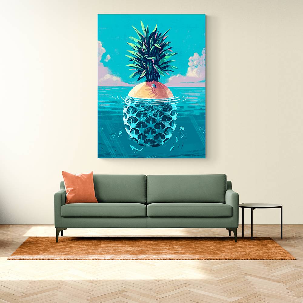 Stranded On Pineapple Island Wall Art Stranded On Pineapple Island Wall Art