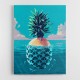 Choose Product Type:: Canvas Stranded On Pineapple Island Wall Art
