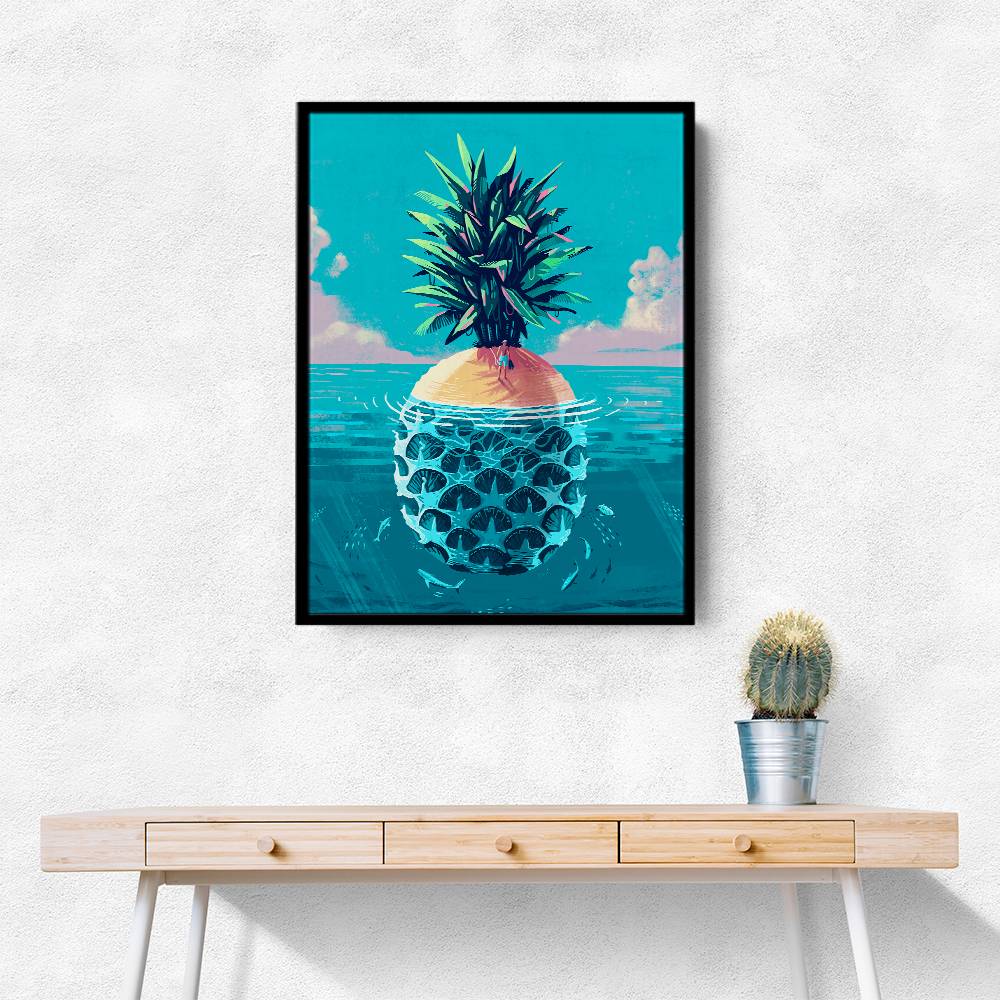 Stranded On Pineapple Island Wall Art Stranded On Pineapple Island Wall Art