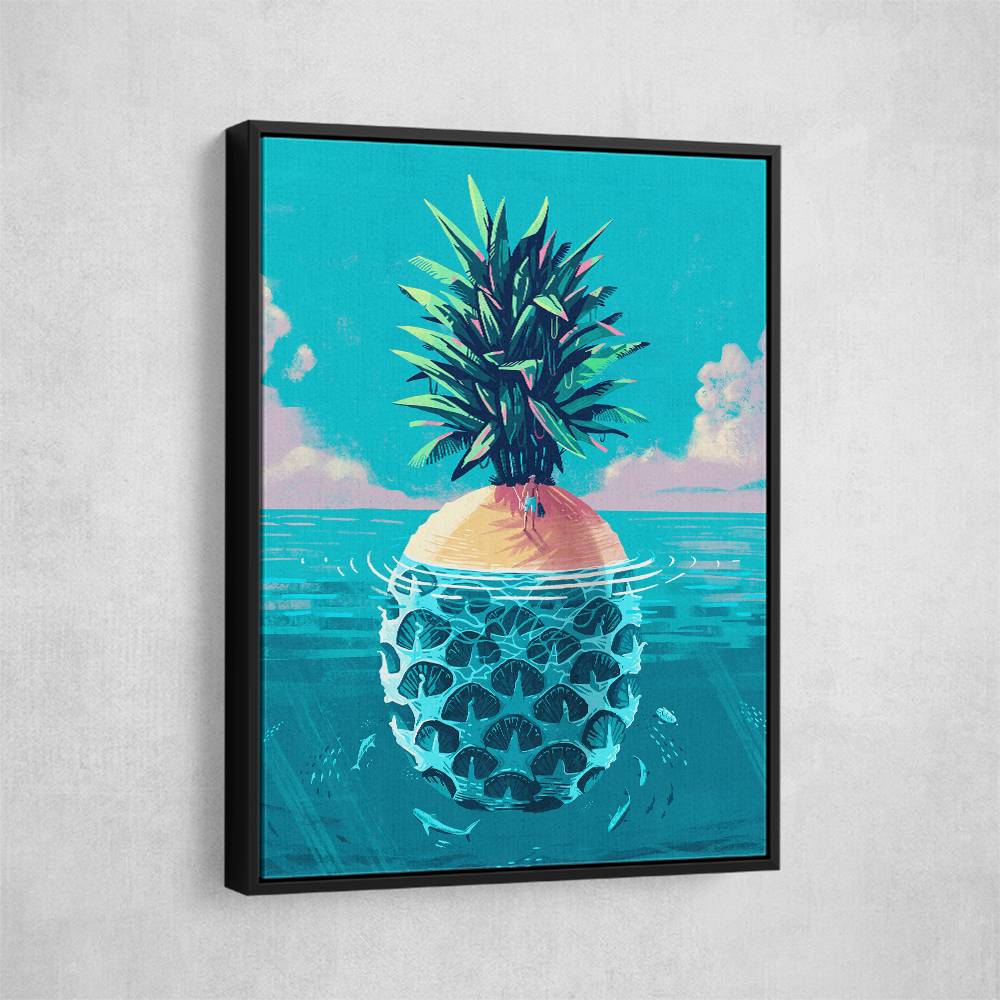 Stranded On Pineapple Island Wall Art Stranded On Pineapple Island Wall Art