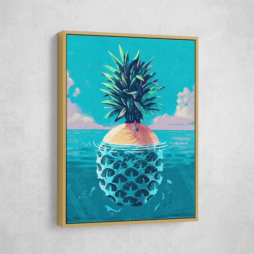 Stranded On Pineapple Island Wall Art Stranded On Pineapple Island Wall Art