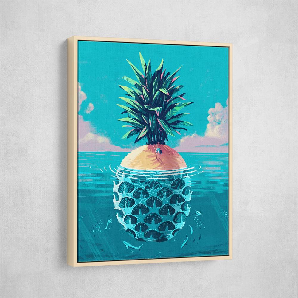 Stranded On Pineapple Island Wall Art Stranded On Pineapple Island Wall Art