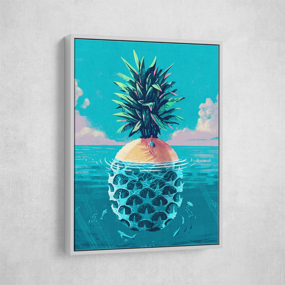 Stranded On Pineapple Island Wall Art Stranded On Pineapple Island Wall Art