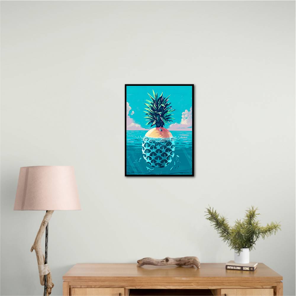 Stranded On Pineapple Island Wall Art Stranded On Pineapple Island Wall Art