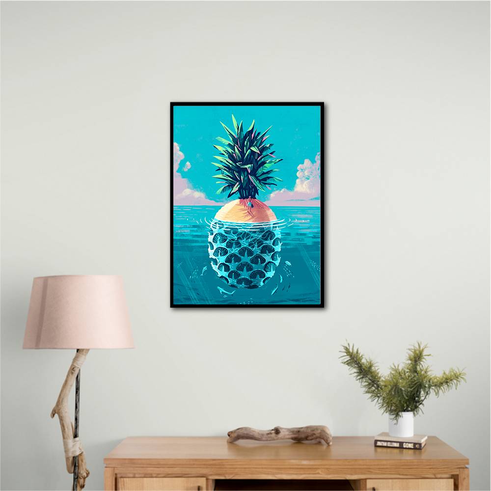 Stranded On Pineapple Island Wall Art Stranded On Pineapple Island Wall Art