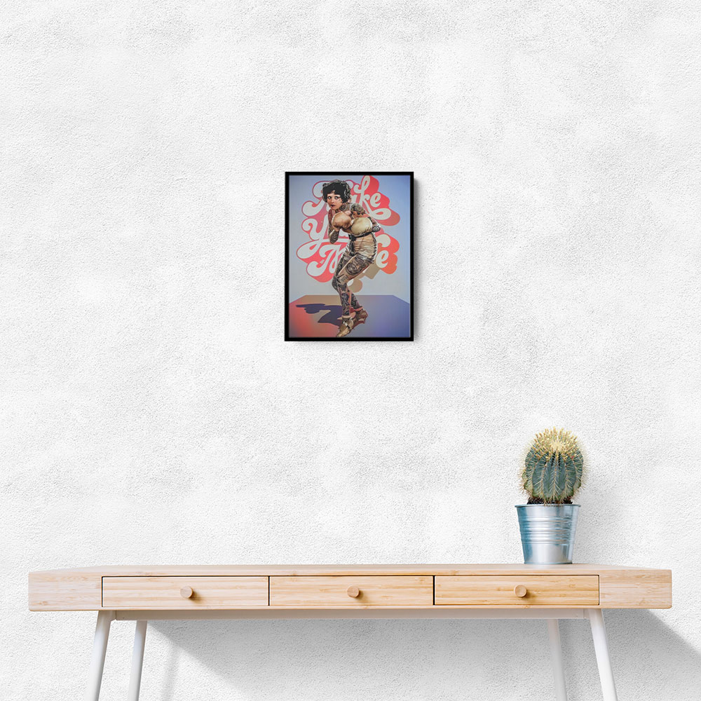 Vintage Tattoo Painting Boxer Vintage Tattoo Painting Boxer