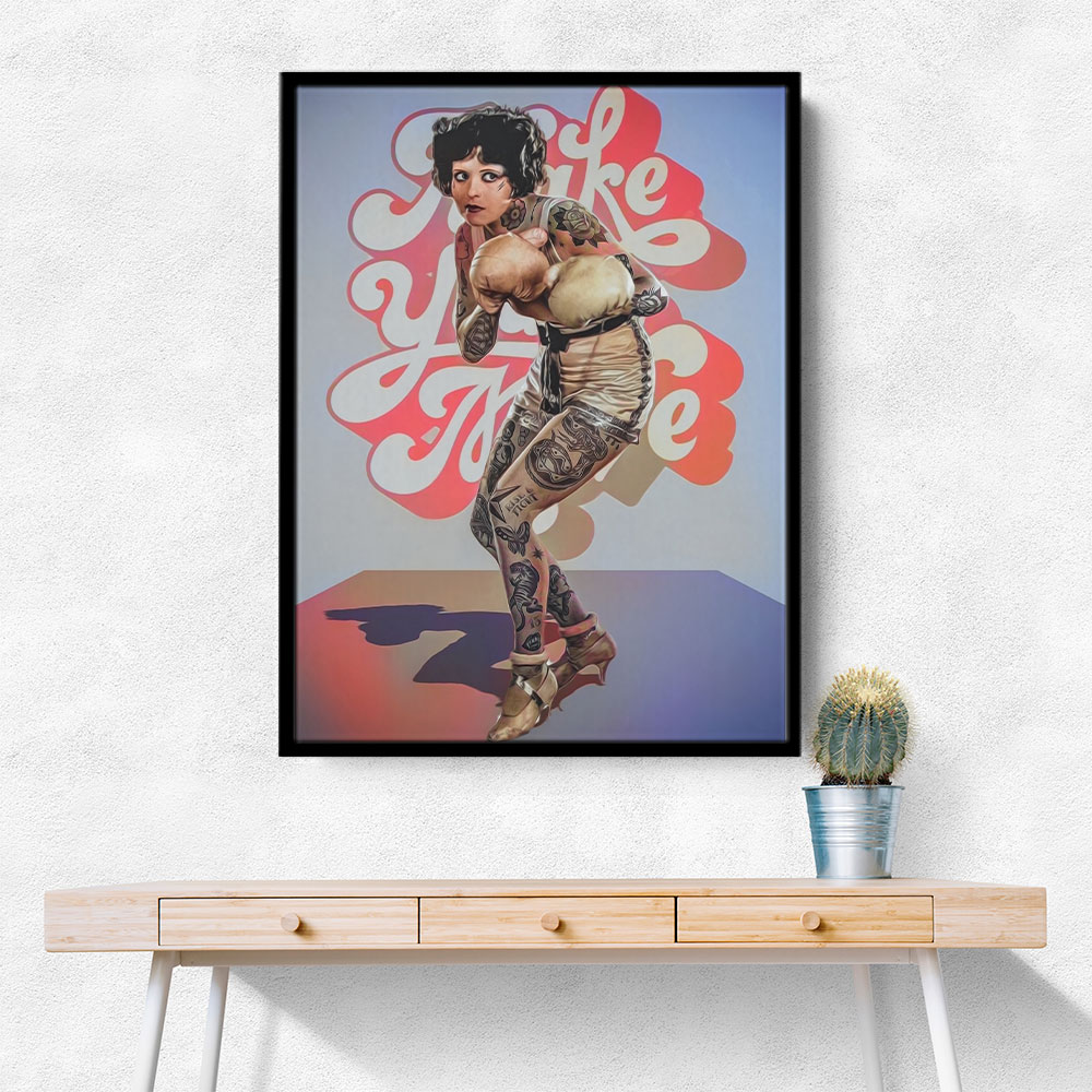 Vintage Tattoo Painting Boxer Vintage Tattoo Painting Boxer
