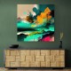 Abstract Colour Storm Wall Art